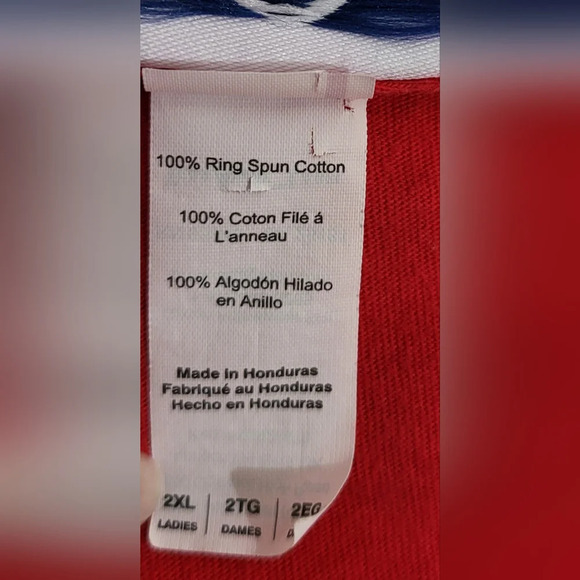 Holland America Line Red Short Sleeve Vintage Print Crewneck T-shirt‎ Size 2XL - Picture 4 of 5